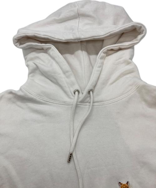 maison kitsune（メゾンキツネ）MAISON KITSUNE (メゾンキツネ) Chillax Fox パーカー ホワイト サイズ:SIZE XSの古着・服飾アイテム