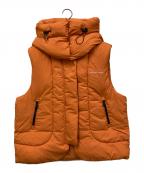 Calvin Klein Jeansカルバンクラインジーンズ）の古着「中綿ベスト」｜オレンジ