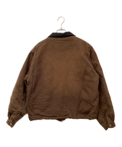 WISH FOREVER（ウィッシュフォーエバー）WISH FOREVER (ウィッシュフォーエバー) ビンテージライクショートダックジャケット ブラウン サイズ:SIZE Mの古着・服飾アイテム