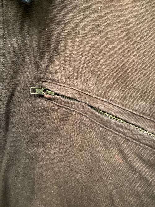 WISH FOREVER（ウィッシュフォーエバー）WISH FOREVER (ウィッシュフォーエバー) ビンテージライクショートダックジャケット ブラウン サイズ:SIZE Mの古着・服飾アイテム