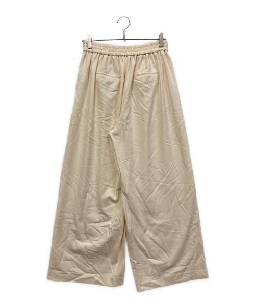 RIVE DROITE（リヴドロワ）RIVE DROITE (リヴドロワ) 両面起毛タックワイドスラックス アイボリー サイズ:SIZE 38 未使用品の古着・服飾アイテム