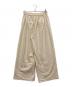 RIVE DROITE (リヴドロワ) 両面起毛タックワイドスラックス アイボリー サイズ:SIZE 38 未使用品：4500円