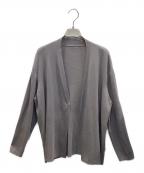 SOEJUソージュ）の古着「UV加工カーディガン」｜グレー