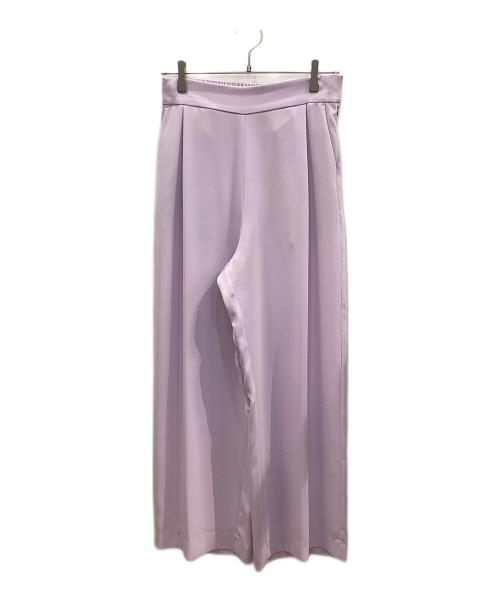 SOEJU（ソージュ）SOEJU (ソージュ) サイドタックワイドパンツ パープル サイズ:Lの古着・服飾アイテム