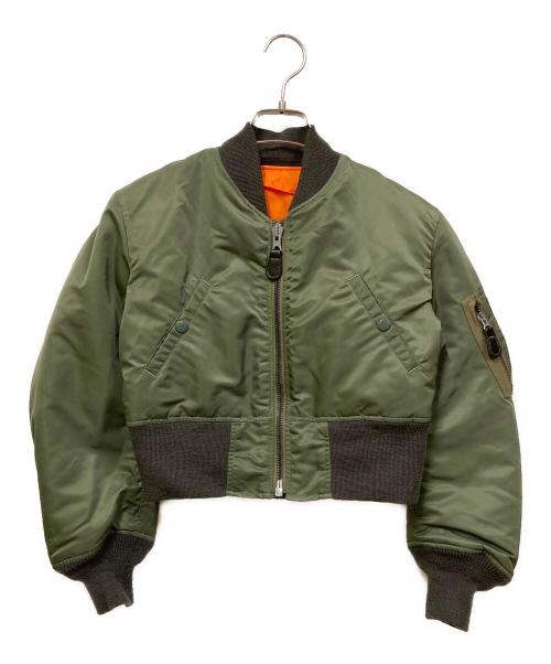 BUZZ RICKSON'S（バズリクソンズ）Buzz Rickson's (バズリクソンズ) BEAMS BOY (ビームスボーイ) 60S復刻D型MA-1フライトジャケット オレンジ×カーキ サイズ:SIZE Lの古着・服飾アイテム