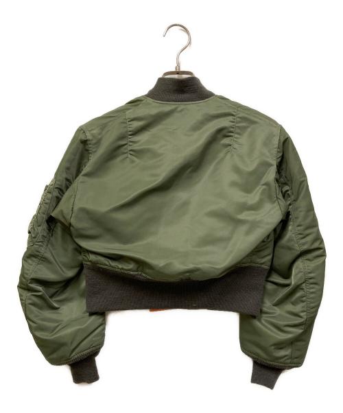 BUZZ RICKSON'S（バズリクソンズ）Buzz Rickson's (バズリクソンズ) BEAMS BOY (ビームスボーイ) 60S復刻D型MA-1フライトジャケット オレンジ×カーキ サイズ:SIZE Lの古着・服飾アイテム