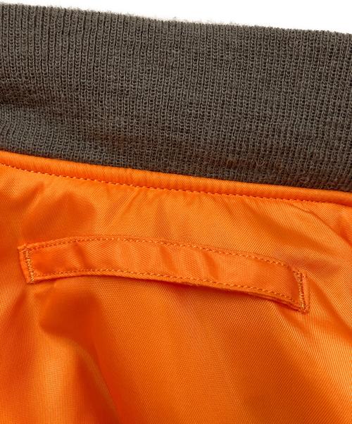 BUZZ RICKSON'S（バズリクソンズ）Buzz Rickson's (バズリクソンズ) BEAMS BOY (ビームスボーイ) 60S復刻D型MA-1フライトジャケット オレンジ×カーキ サイズ:SIZE Lの古着・服飾アイテム