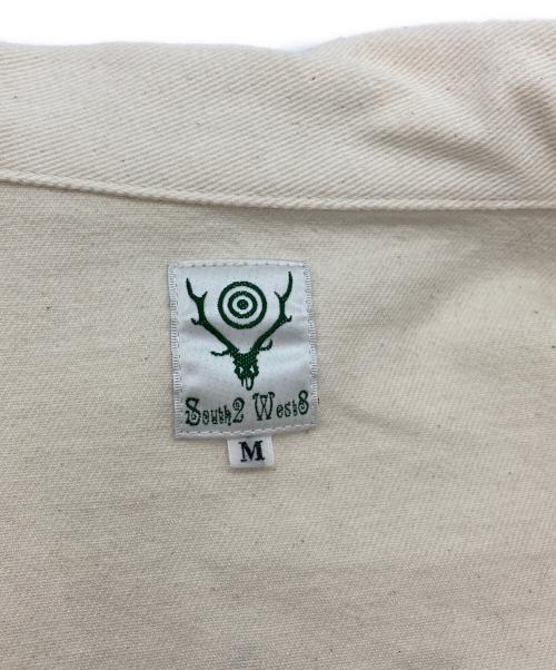 South2 West8（サウスツー ウエストエイト）south2 west8 (サウスツー ウエストエイト) COTTON TWILL COACH JACKET ホワイト サイズ:SIZE Mの古着・服飾アイテム