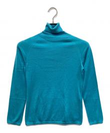 Yue（ユエ）の古着「タートルネックニット」｜スカイブルー