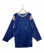 MM6 Maison Margielaエムエムシックスメゾンマルジェラ）の古着「ナンバリングカットソー」｜ネイビー