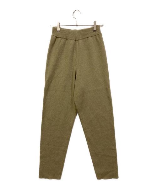 nagonstans（ナゴンスタンス）nagonstans (ナゴンスタンス) コットンカシミヤパンツ ベージュ サイズ:SIZE 38の古着・服飾アイテム