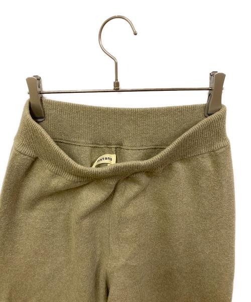 nagonstans（ナゴンスタンス）nagonstans (ナゴンスタンス) コットンカシミヤパンツ ベージュ サイズ:SIZE 38の古着・服飾アイテム