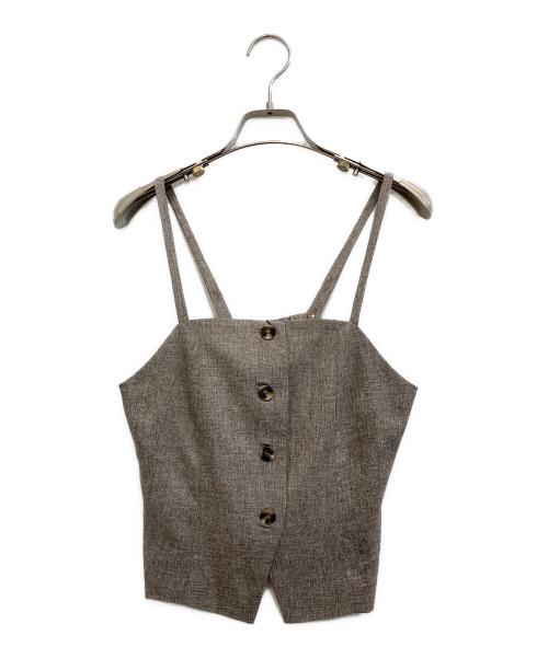 COHINA（コヒナ）COHINA (コヒナ) ビスチェチュールスカートセットアップ ブラウン サイズ:SIZE Freeの古着・服飾アイテム