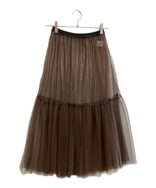 COHINA（コヒナ）COHINA (コヒナ) ビスチェチュールスカートセットアップ ブラウン サイズ:SIZE Freeの古着・服飾アイテム