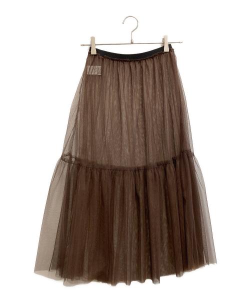 COHINA（コヒナ）COHINA (コヒナ) ビスチェチュールスカートセットアップ ブラウン サイズ:SIZE Freeの古着・服飾アイテム