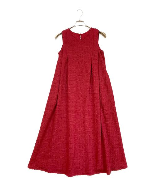 COHINA（コヒナ）COHINA (コヒナ) ショルダータックワンピース レッド サイズ:FREE 未使用品の古着・服飾アイテム