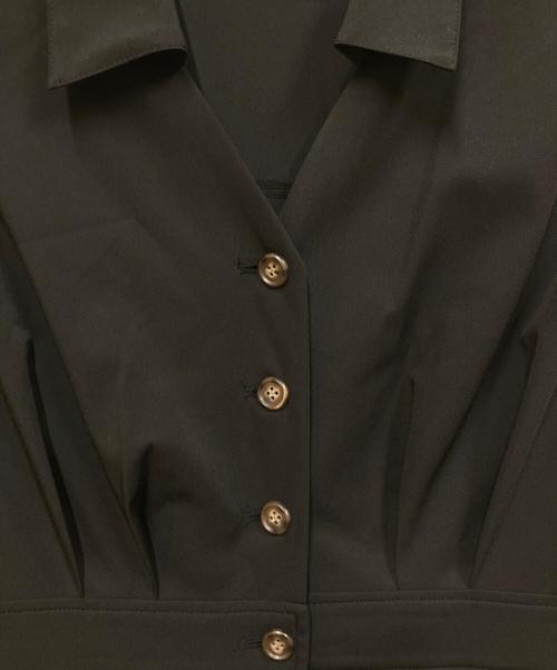 COHINA（コヒナ）COHINA (コヒナ) ジャンプスーツオールインワン ブラック サイズ:regularの古着・服飾アイテム