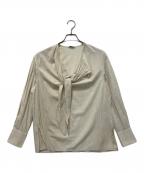 CLANEクラネ）の古着「チーフカラートップス」｜ベージュ