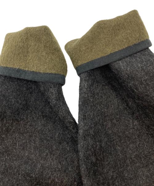 Snow peak（スノーピーク）Snow peak (スノーピーク) THE INOUE BROTHERS (イノウエブラザーズ) Double Face Cardigan グレー サイズ:Sの古着・服飾アイテム