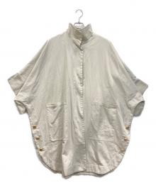 melumo（メルモ）の古着「ハイネックコート」｜ベージュ