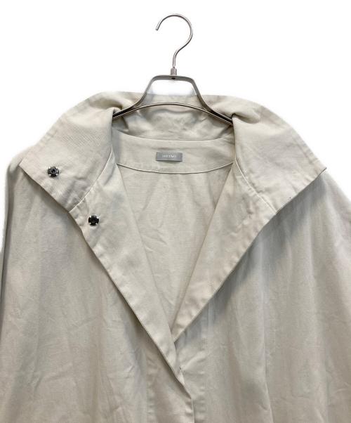 melumo（メルモ）melumo (メルモ) ハイネックコート ベージュ サイズ: Freeの古着・服飾アイテム