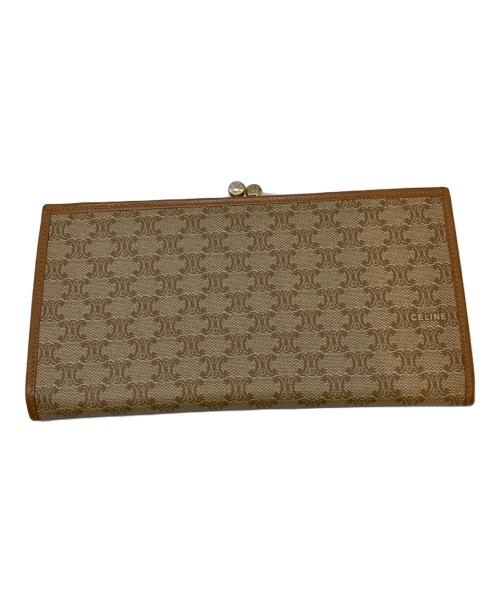 CELINE（セリーヌ）CELINE (セリーヌ) マカダム柄長財布 ベージュの古着・服飾アイテム