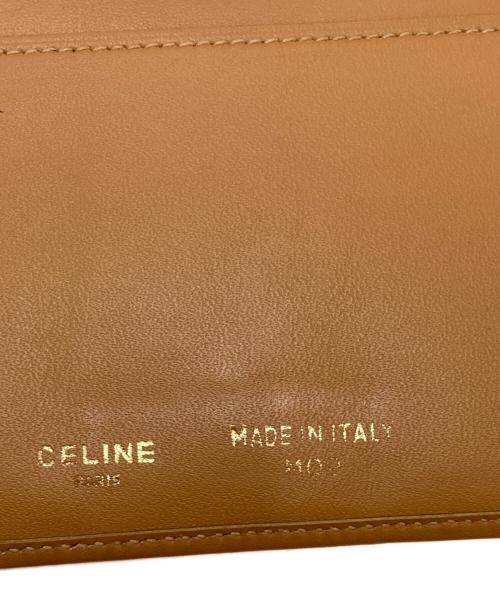 CELINE（セリーヌ）CELINE (セリーヌ) マカダム柄長財布 ベージュの古着・服飾アイテム