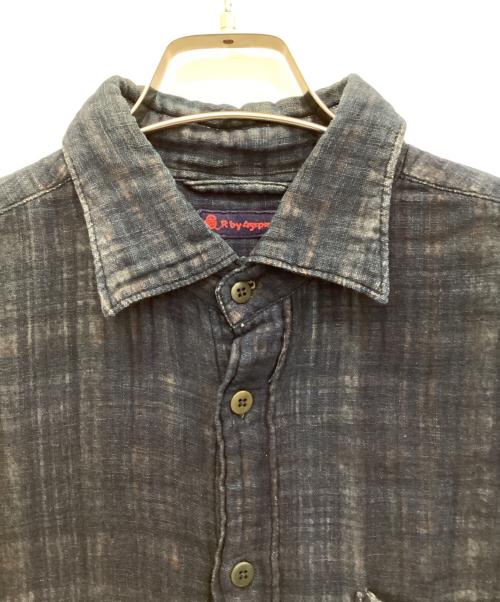 R BY 45rpm（アールバイフォーティファイブアールピーエム）R BY 45rpm (アールバイフォーティファイブアールピーエム) 藍染ガーゼシャツ インディゴ サイズ:4の古着・服飾アイテム