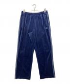 adidas Originalsアディダスオリジナル）の古着「ベロアトラックパンツ」｜ネイビー