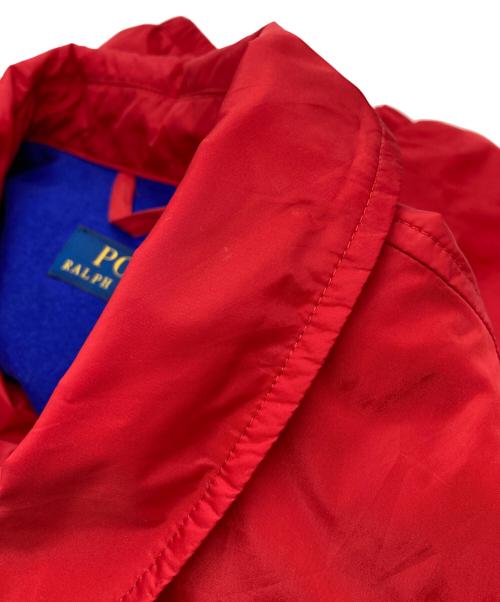 POLO RALPH LAUREN（ポロ・ラルフローレン）POLO RALPH LAUREN (ポロ・ラルフローレン) コーチジャケット レッド サイズ:SIZE Lの古着・服飾アイテム