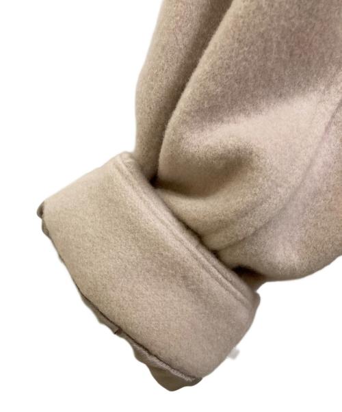 CLOCHE（クロシェ）CLOCHE (クロシェ) ノーカラーウールコート ベージュ サイズ:SIZE 2の古着・服飾アイテム