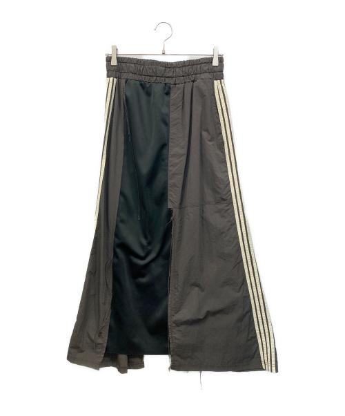 etsinta（エシンタ）etsinta (エシンタ) リメクジャージボリュームスカート ブラウン サイズ:SIZE Freeの古着・服飾アイテム