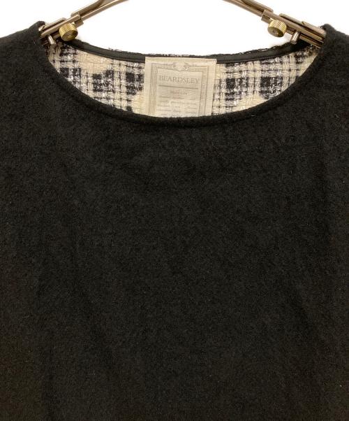 BEARDSLEY（ビアズリー）BEARDSLEY (ビアズリー) ウールカットソー ブラック サイズ:SIZE Freeの古着・服飾アイテム