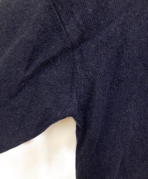 MACPHEE（マカフィー）MACPHEE (マカフィー) ラムカシミヤクルーネックプルオーバー ネイビー サイズ:Mの古着・服飾アイテム