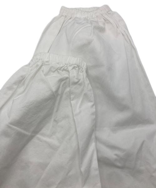 UNITED ARROWS TOKYO（ユナイテッドアローズトウキョウ）UNITED ARROWS TOKYO (ユナイテッドアローズトウキョウ) ギャザーフリルリボンブラウス ホワイト サイズ:SIZE 36の古着・服飾アイテム