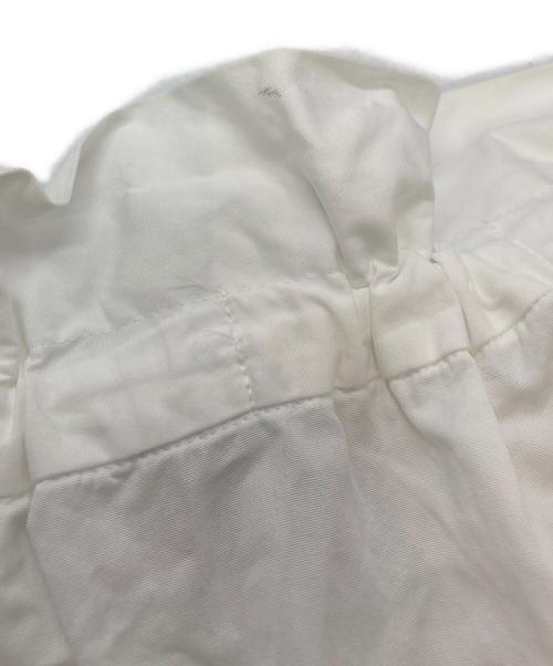 UNITED ARROWS TOKYO（ユナイテッドアローズトウキョウ）UNITED ARROWS TOKYO (ユナイテッドアローズトウキョウ) ギャザーフリルリボンブラウス ホワイト サイズ:SIZE 36の古着・服飾アイテム