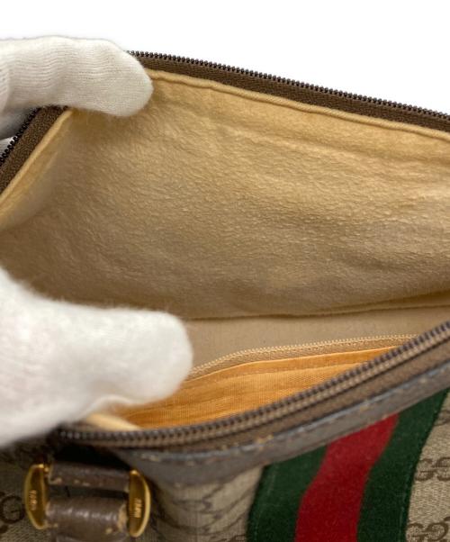GUCCI（グッチ）GUCCI (グッチ) GGシェリーラインボストンバッグ ベージュの古着・服飾アイテム