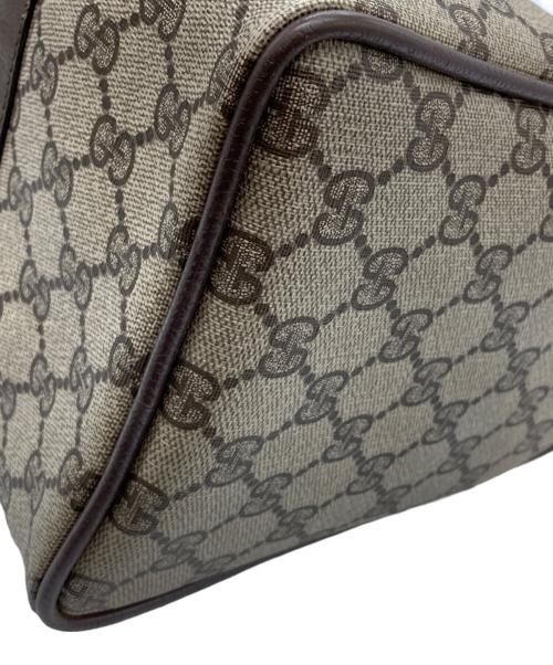 GUCCI（グッチ）GUCCI (グッチ) GGシェリーラインボストンバッグ ベージュの古着・服飾アイテム
