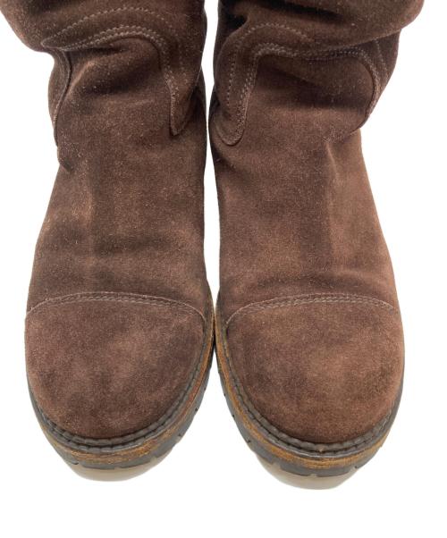 CHANEL（シャネル）CHANEL (シャネル) ココマークムートンブーツ ブラウン サイズ:37の古着・服飾アイテム