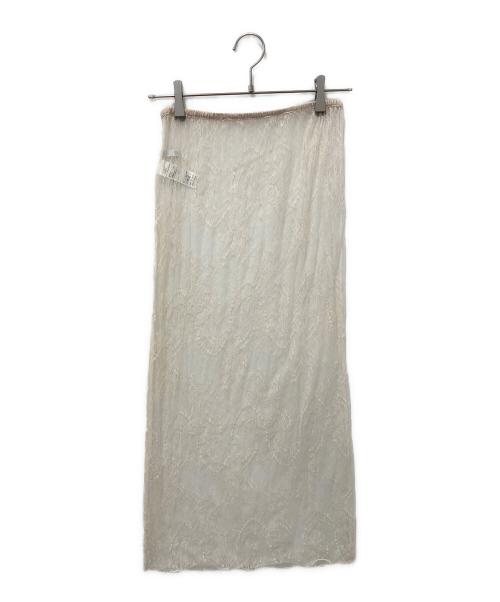 JOURNAL STANDARD relume（ジャーナルスタンダード レリューム）JOURNAL STANDARD relume (ジャーナルスタンダード レリューム) ラッセルストレッチレースナロースカート ベージュ サイズ:SIZE Freeの古着・服飾アイテム