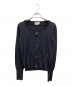Vivienne Westwood RED LABELヴィヴィアンウエストウッドレッドレーベル）の古着「オーブ刺繍ニットカーディガン」｜ネイビー