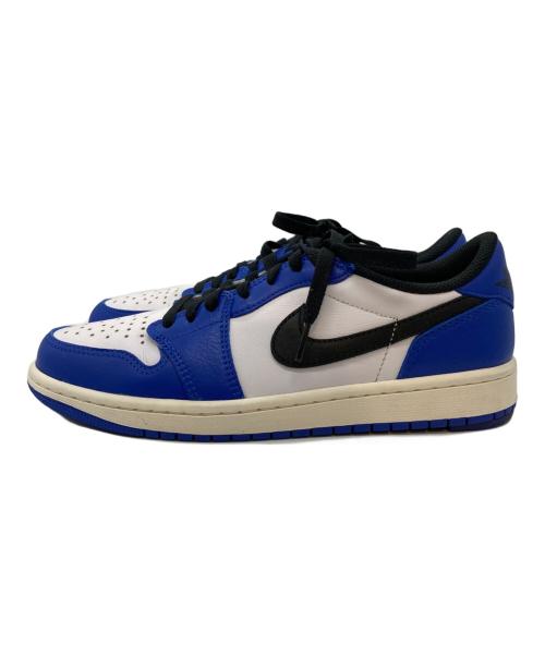 NIKE（ナイキ）NIKE (ナイキ) AIR JORDAN 1 RETRO LOW OG ホワイト×ブルー サイズ:26cmの古着・服飾アイテム