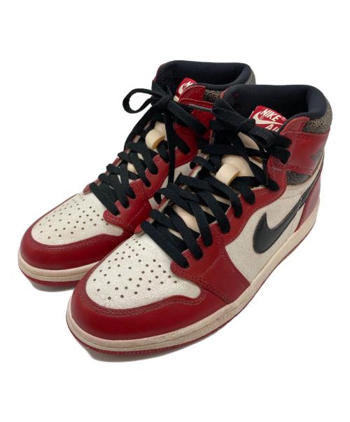 NIKE（ナイキ）NIKE (ナイキ) AIR JORDAN 1 RETRO HIGH OG CHICAGO LOST & FOUND VARSITY RED/BLACK-SAIL-MUSLIN サイズ:26の古着・服飾アイテム