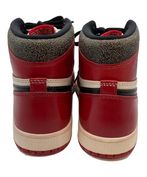 NIKE（ナイキ）NIKE (ナイキ) AIR JORDAN 1 RETRO HIGH OG CHICAGO LOST & FOUND VARSITY RED/BLACK-SAIL-MUSLIN サイズ:26の古着・服飾アイテム