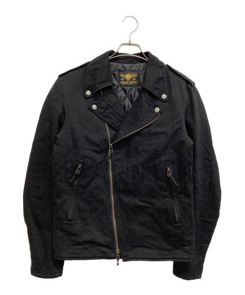 KOJIMA GENES（コジマジーンズ）KOJIMA GENES (コジマジーンズ) ライダースジャケット ブラック サイズ:SIZE Mの古着・服飾アイテム
