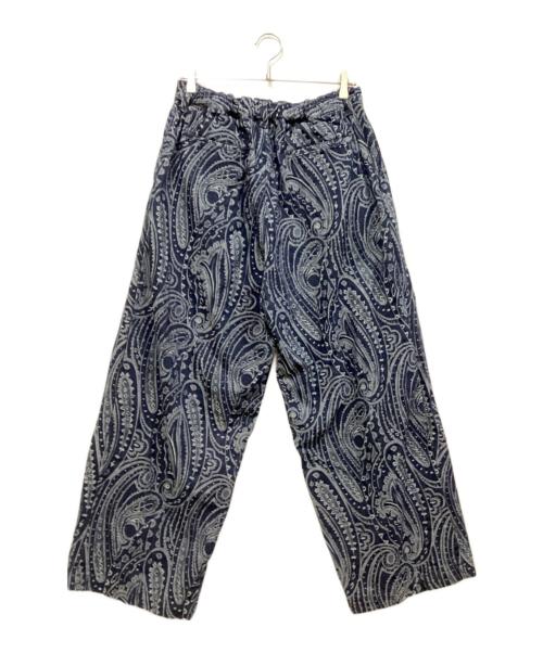 Adam et Rope（アダム エ ロペ）Adam et Rope (アダム エ ロペ) 2タック ワイドルーズ ドカンパンツ インディゴ サイズ:Mの古着・服飾アイテム