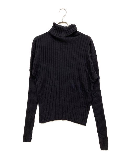STUDIO NICHOLSON（スタジオ ニコルソン）STUDIO NICHOLSON (スタジオ ニコルソン) タートルネックニット ネイビー サイズ:SIZE 2の古着・服飾アイテム
