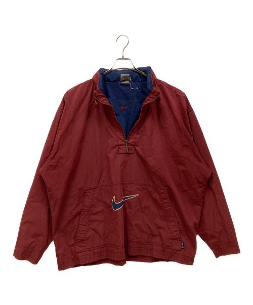 NIKE（ナイキ）NIKE (ナイキ) センタースウォッシュアノラックパーカー バーガンディー サイズ:SIZE XLの古着・服飾アイテム