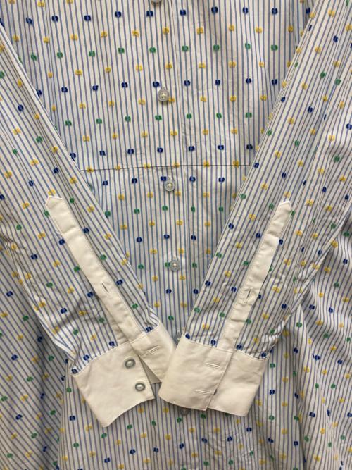 BROOKS BROTHERS（ブルックスブラザーズ）BROOKS BROTHERS (ブルックスブラザーズ) ストライプシャツワンピース ホワイト×ブルー サイズ:SIZE 2の古着・服飾アイテム