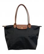 LONGCHAMPロンシャン）の古着「ル・プリアージュ トートバッグ」｜ブラック